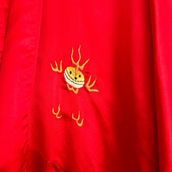 Vintage silk kimono - robe size XL - Picture 9 of 16